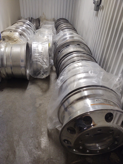 Aluminum truck wheels new and used all sizes - Call for pricing and quantity