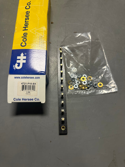 Cole Hersee terminal block 4721-P10-BX new part