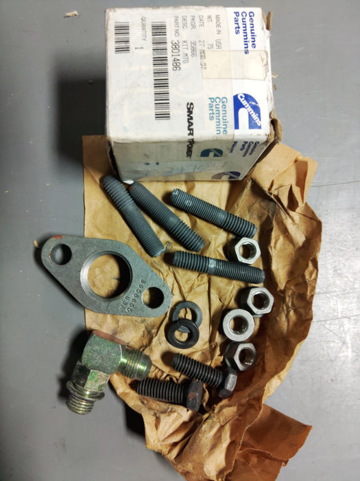 Cummins turbo mounting kit 3801486 new old stock