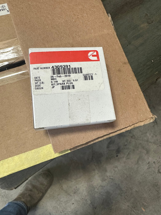 Cummins Spark Plug 4309391 New OEM Part