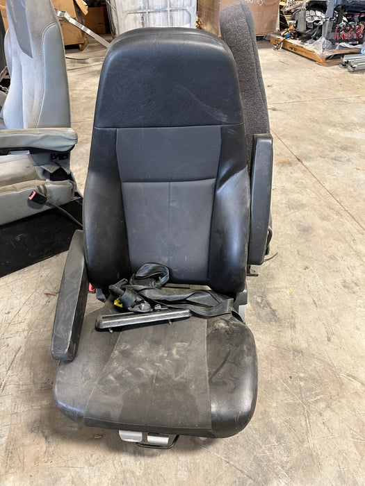 Black Leather Truck Seat Used Part