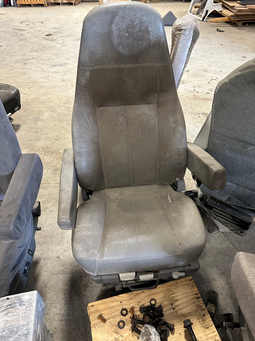 Grey Leather Truck Seat Used Part