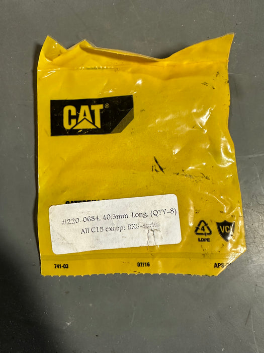 Cat screw qty8 220-0684 new part