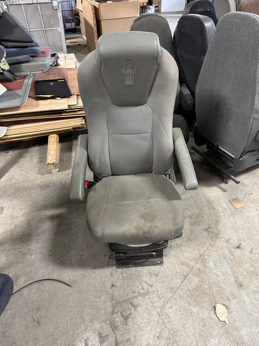 Kenworth high-back truck seat with base used part