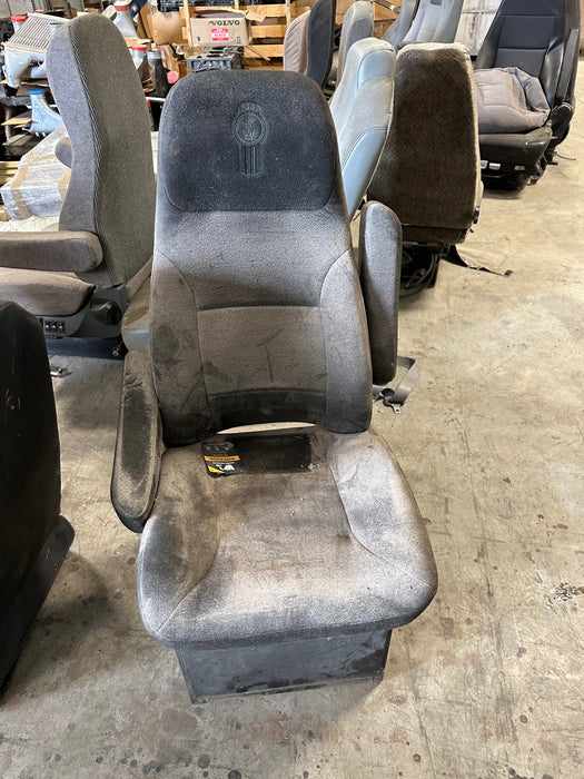 Kenworth Grey Truck Seat with box used part