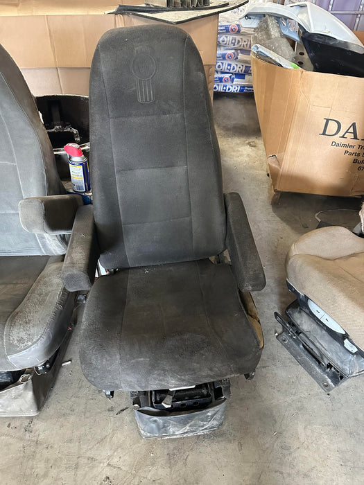 Kenworth Dark Grey Used Seat Part with base