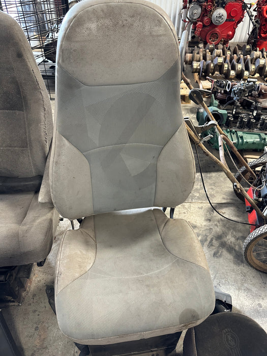 Light Grey Truck Seat with base used part