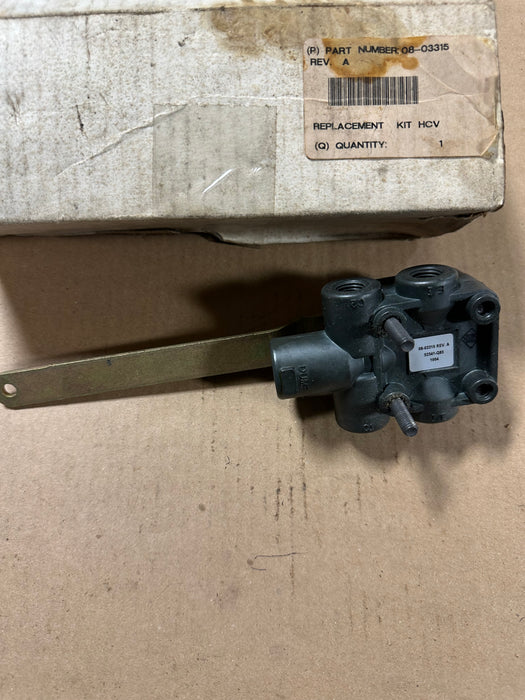 Peterbilt Height Control Valve with dump HCV 08-03315 New Old Stock Part