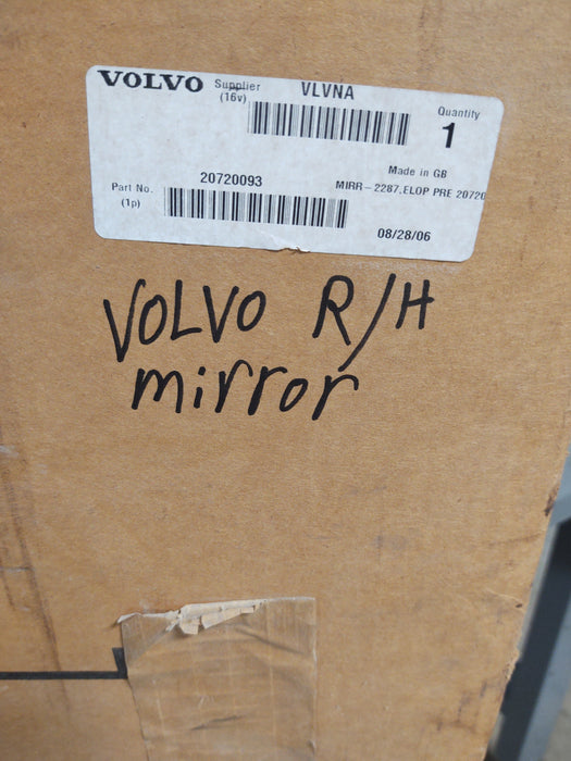 Volvo 20720093 Right Hand Mirror New Part