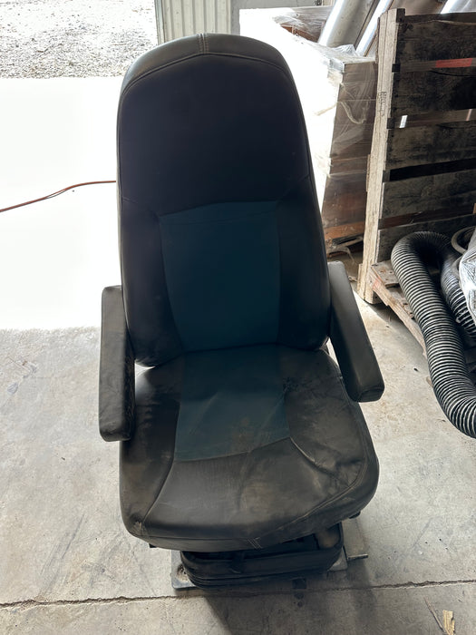 Black and Blue Truck Seat with base used part